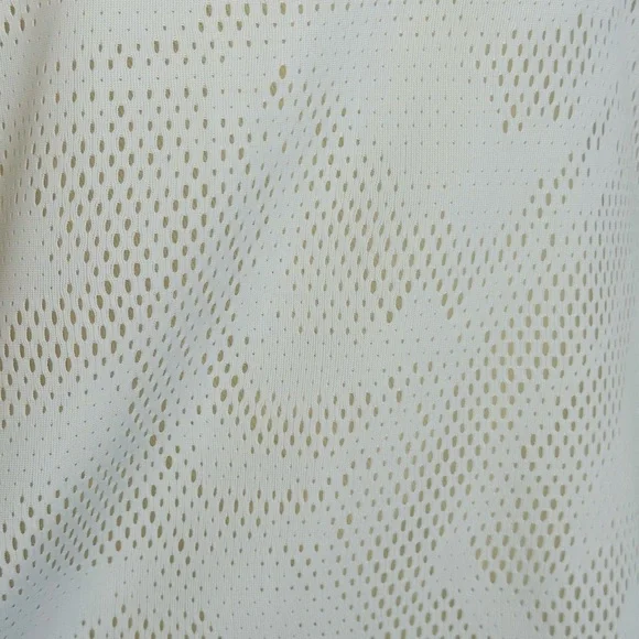 Adidas White Mesh Sleeveless Top with Triple Stripe Back (1049) - Picture 7 of 12